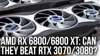 AMD Radeon 6800 XT6800 vs Nvidia GeForce RTX 30803070 Review  Which Should You Buy [upl. by Chernow708]