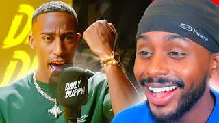 Sharky Reacts To YUNG FILLY  DAILY DUPPY [upl. by Nairrot]