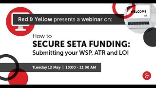 How to Secure SETA Funding  Webinar [upl. by Ayiak]