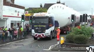 Giant Tank moved through Fazeley Tamworth [upl. by Bettina]