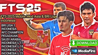 RILI FTS 25 MOD TIMNAS INDONESIA SENIOR NEW UPDATE TERBARU [upl. by Dietz471]