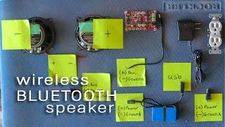 How to Wire a Bluetooth Wireless Speaker Fast amp Easy DIY [upl. by Lockwood]