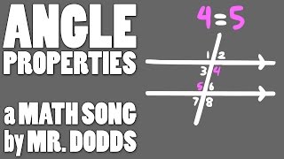 Colin Dodds  Angle Properties Math Song [upl. by Fayette]