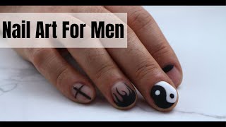 Nail art for men  Lalonde Nail Designs [upl. by Nohs]