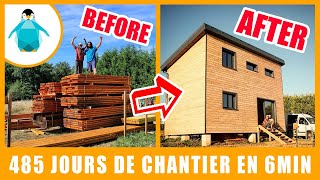 UN COUPLE DINFORMATICIENS CONSTRUIT UNE MAISON EN BOIS [upl. by Abie]