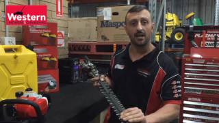 Hedge Trimmer Use amp Maintenance [upl. by Nylavad]