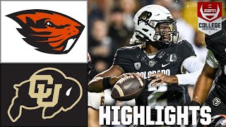 Oregon State Beavers vs Colorado Buffaloes  Full Game Highlights [upl. by Eliath]