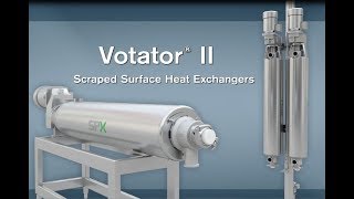 Votator II Scraped Surface Heat Exchanger Animation  WCB [upl. by Ahsener967]