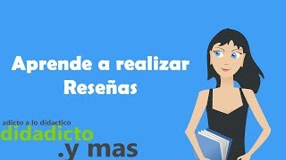 Como hacer una reseña [upl. by Tarkany]