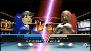 Wii Sports Boxing Adriaan vs Champion Matt [upl. by Donelson355]