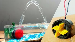 Como Hacer una Mini BOMBA DE AGUA para Fuente Fácil Sumergible [upl. by Lynnea]