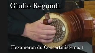 Hexameron No1 for solo Concertina by Giulio Regondi [upl. by Aleehs]