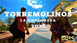 La Carihuela Torremolinos Short Walking Tour Costa Del Sol Malaga 2021 Spain Spania Spanien 4K [upl. by Adnorhs]