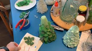 Sea Glass Tree Tutorial [upl. by Nixon]