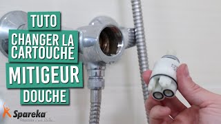 Comment changer la cartouche de votre mitigeur de douche [upl. by Ailhat]