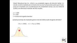 Distribución normal estándar ejercicios resueltos [upl. by Eesac]