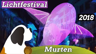 Murten Lichtfestival  Morat Festival des Lumières 2018 [upl. by Aserehs118]