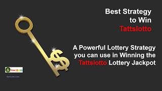 How to Win Tattslotto  FREE Tips  Best Strategy to Win Tattslotto Lottery [upl. by Woodhead]