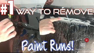 Best Way to Remove Paint Runs  RAD18 [upl. by Tonia]