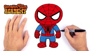 How to Draw Spiderman Art for Beginners [upl. by Dhruv]