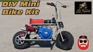 DIY Lil Rascal Mini Bike Kit Build [upl. by Paulina]