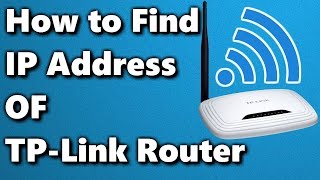 How to Find IP Address of TPLink Router ✔ [upl. by Talbott]