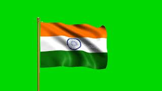 Tiranga Indian Flag HD  Green Screen Indian Flag  15 August Independence Day  Indian flag waving [upl. by Htnicayh581]