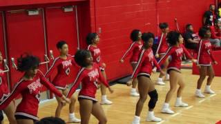 WSSU Cheerleaders College Stomp and Shake Cheers Chants and Dances [upl. by Suivatal]