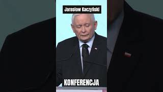 Jarosław Kaczyński  konferencja prasowa [upl. by Oiracam211]