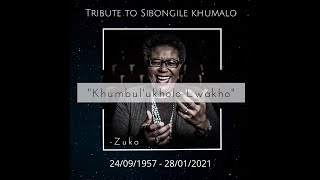 Tribute to Sibongile Khumalo  quot Khumbulukholo lwakho quotYamisava COVER [upl. by Selym]