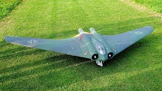 BIG RC HORTEN 229 V3 SCALE MODEL PLANE  Modellflugtag MFC Herzogenaurach 2017 [upl. by Nuawd]