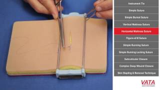 Suture Techniques Course Video [upl. by Hanikas60]