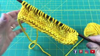 Learn to YO SSK No talking Just knitting [upl. by Notnyw]