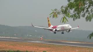 Air india express landing at karipur airport  HD [upl. by Tenej]