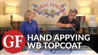 How to Hand Apply Topcoat [upl. by Moore]