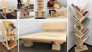 5 Proyectos en Madera Que debes Hacer Alguna Vez  Tutorial de Carpinteria [upl. by Raclima]