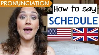 How to Pronounce SCHEDULE US UK amp Australian pronunciation [upl. by Etteloiv]