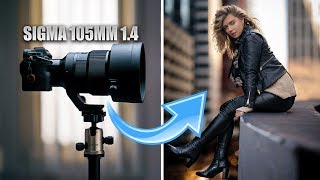 Sigma 105mm 14 hands on review King of PORTRAIT LENSES [upl. by Newnorb]