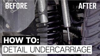 How To Detail A Dirty Undercarriage  Chemical Guys [upl. by Eelarac]