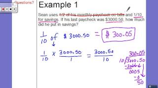 Word Problems with Fractions and Decimals [upl. by Alison]