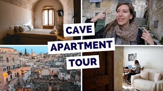 Cave Apartment Tour in Matera Italy [upl. by Azil]