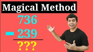 Subtraction Trick  Magical Trick  Minus Trick New Method for Subtraction  imran sir maths [upl. by Suiravad727]