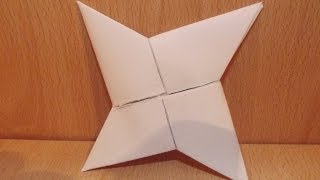 TUTORIAL Kako napraviti origami suriken od papira [upl. by Lucienne]