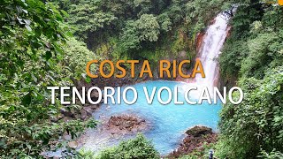 Rio Celeste Waterfall Parque Nacional Volcan Tenorio  Costa Rica [upl. by Bremser]