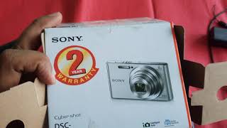 SONY DSC  W830 unboxing 2021 [upl. by Licht551]