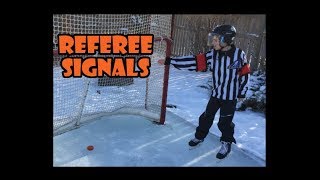 Referee Signals  Hockey Tips for Kids [upl. by Ylatan50]