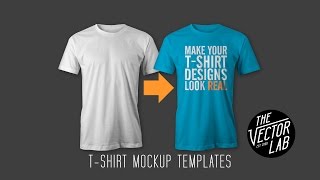 Mock Up A T Shirt Design in 6 Steps  Photoshop [upl. by Anuait]