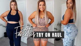 Fabletics Try On Haul  Plus Size Activewear Honest Review  Louise Henry [upl. by Busiek]