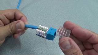 Ensamble RJ45 hembra con UTP [upl. by Pollard]