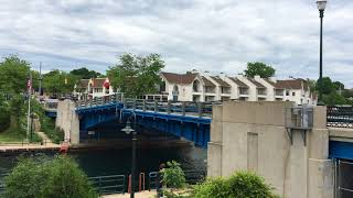 Charlevoix Drawbridge Lowering [upl. by Ialocin]